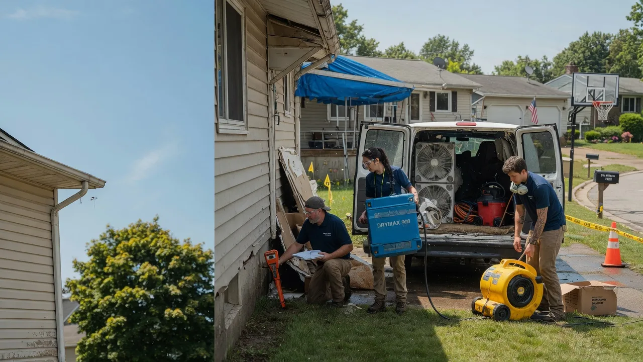 Ceiling Leak Cleanup in Dekalb, IL near me